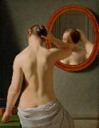 Christoffer Wilhelm Eckersberg Nude (Morning Toilette) (mk09) oil painting artist